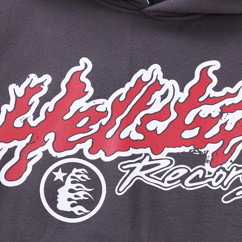 Hellstar "Records" Grey Hoodie Versili