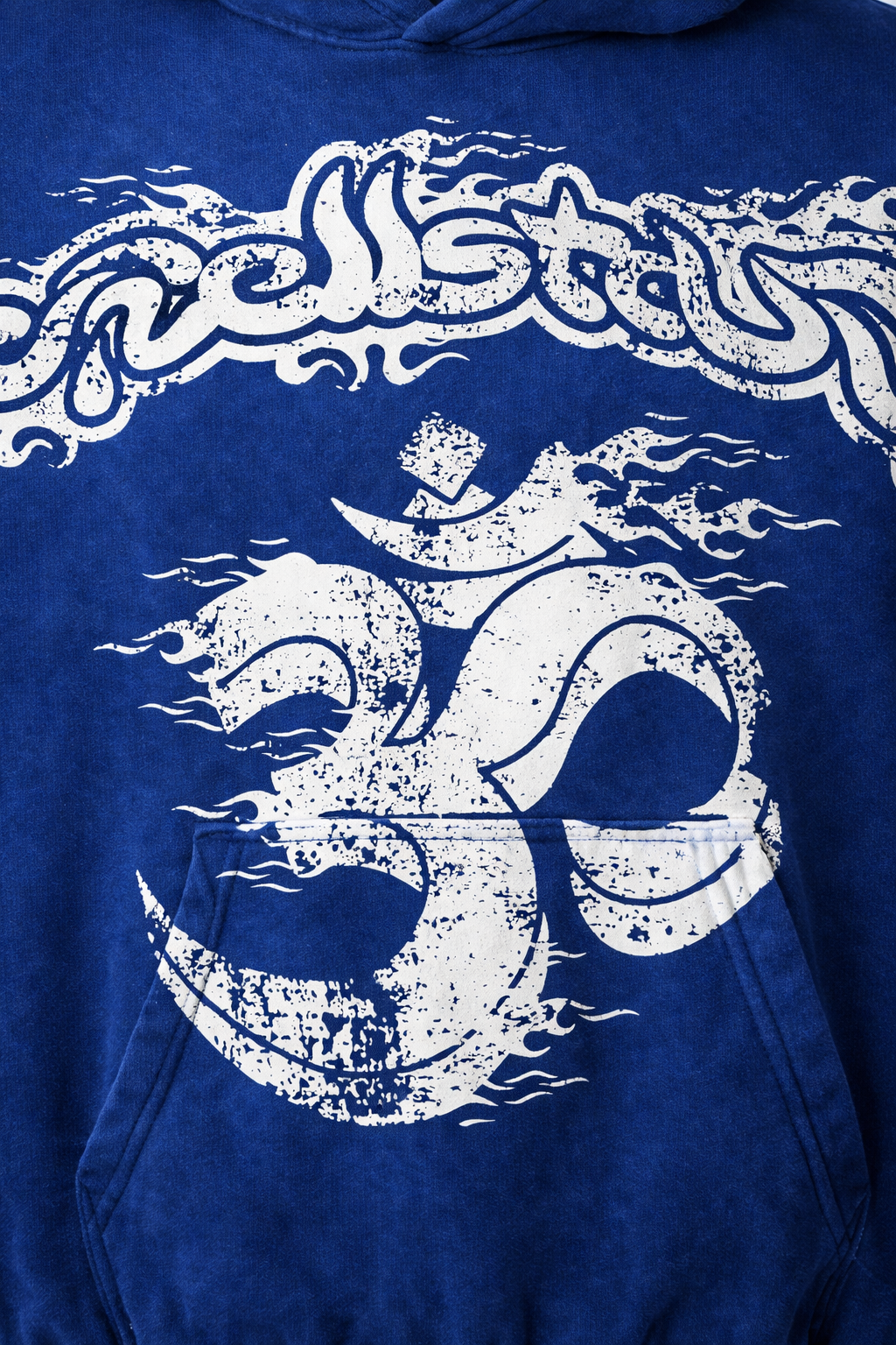 Hellstar Blue Yoga Hoodie Versili