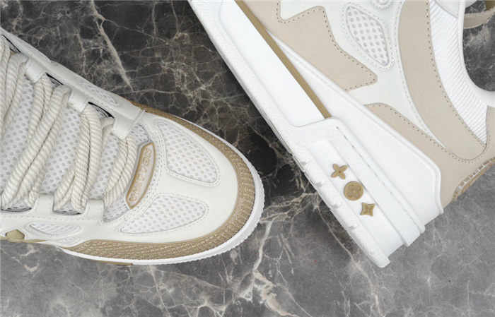 LOUIS VUITTON LV SKATE SNEAKER BEIGE WHITE Versili