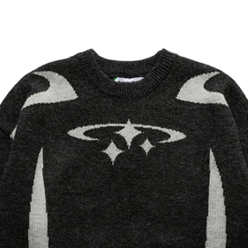 Y2K Knitted Jumper Status Shipping