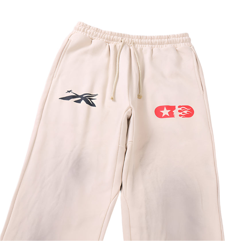 Hellstar Beige Sweatpants Versili