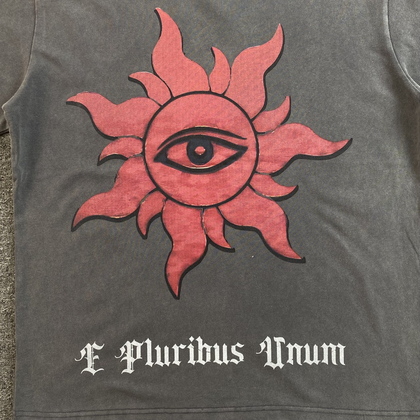 GODSPEED E PLURIBUS UNUM T-SHIRT WASHED GREY Versili