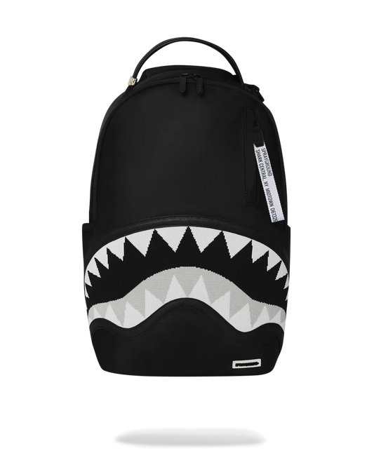 Black & White Shark Backpack Lumin Clothing