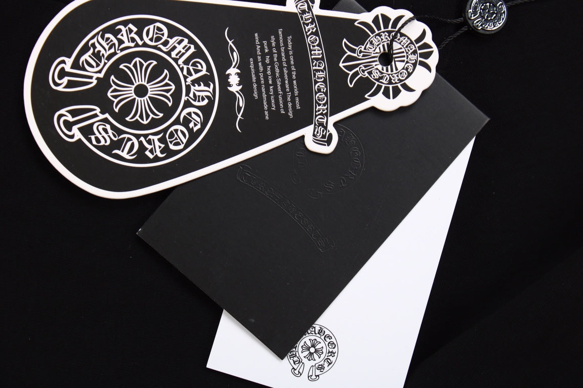 CHROME HEARTS HORSE SHOE LOGO T-SHIRT BLACK PINK Status Shipping