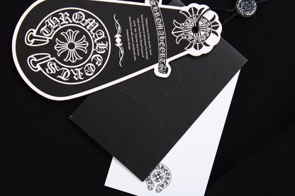 CHROME HEARTS HORSE SHOE LOGO T-SHIRT BLACK PINK Status Shipping