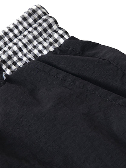 Double Waist Drawstring Baggy Cargo Pants No Halo Co.