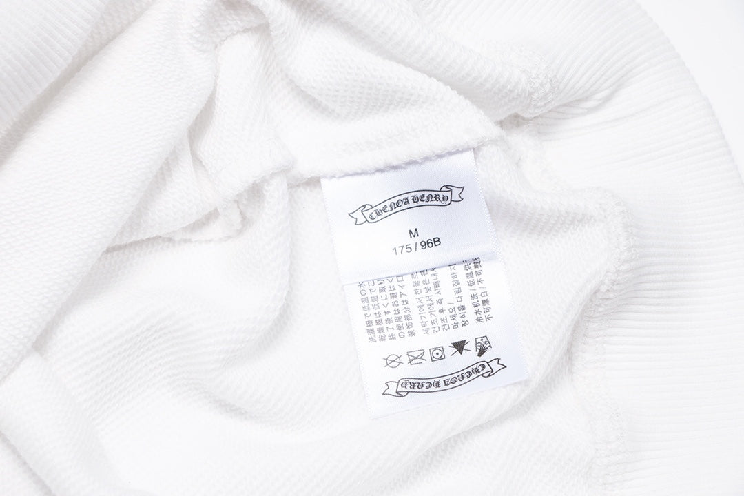 CHROME HEARTS BLACK CROSS SWEATSHIRT WHITE Status Shipping