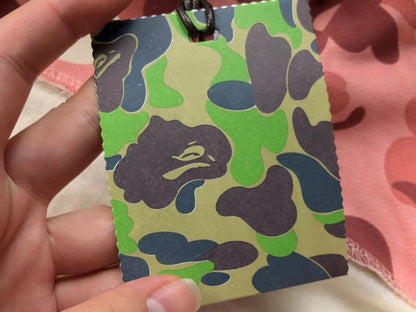 BAPE X BARBIE DOT CAMO SHARK FULL ZIP HOODIE PINK Status Shipping