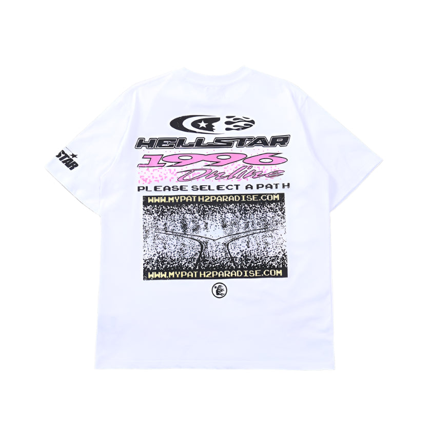 Hellstar "P2P" White T-Shirts Versili