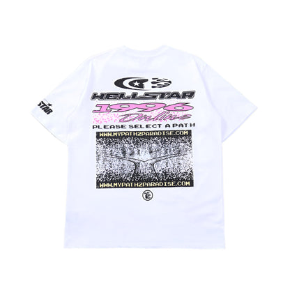 Hellstar "P2P" White T-Shirts Versili