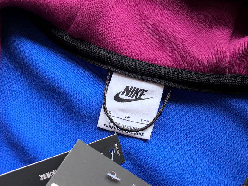 NIKE TECH FLEECE HOODIE x SANGRIA/GAME ROYAL My Store
