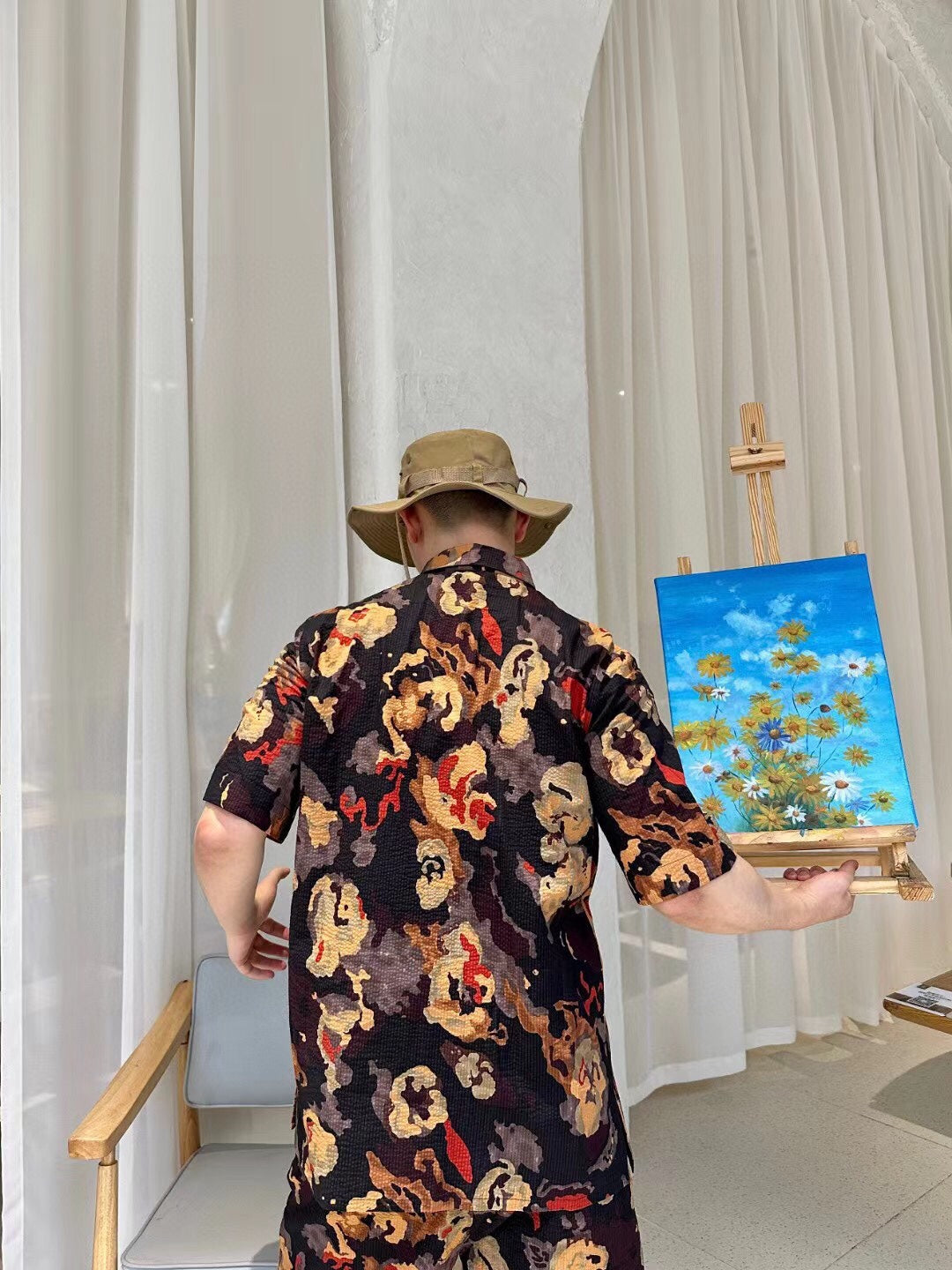 Dior Abstract Floral Print Shirt My Store