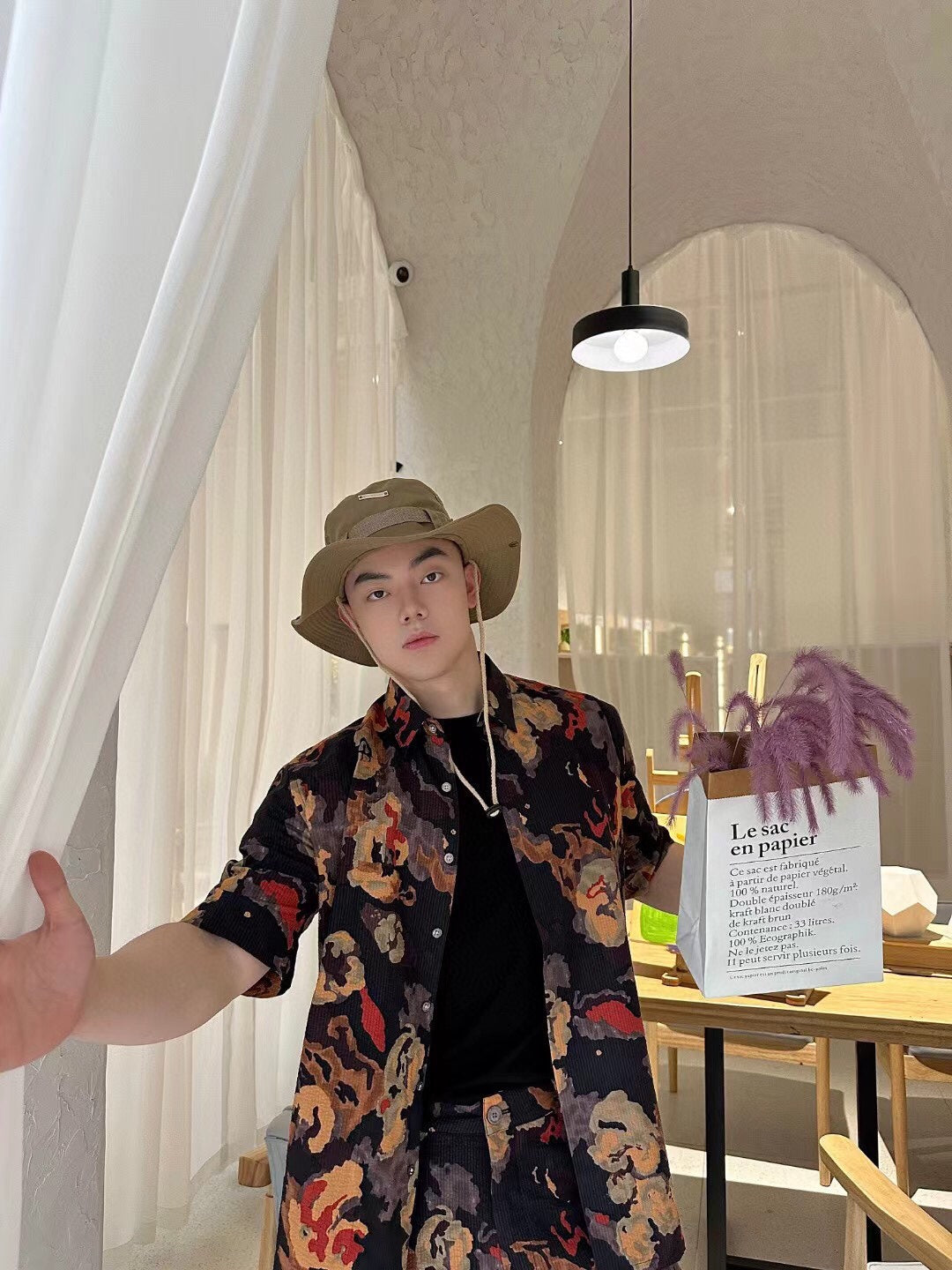 Dior Abstract Floral Print Shirt My Store