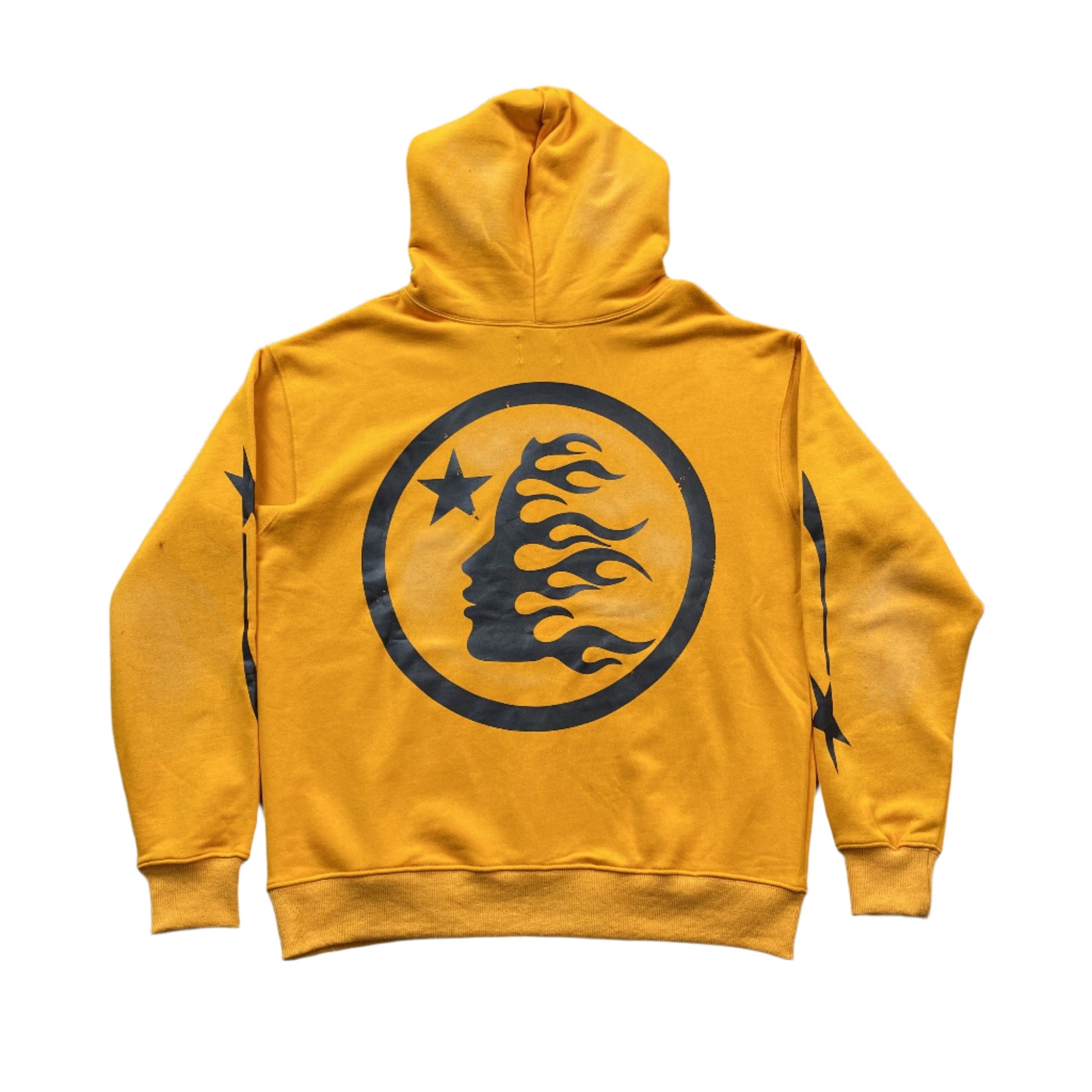 Hellstar "Records" Yellow Hoodie Versili