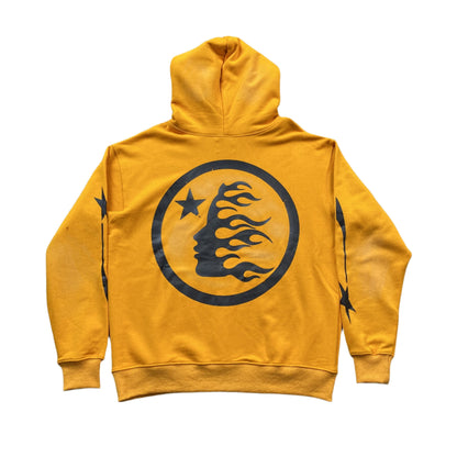 Hellstar "Records" Yellow Hoodie Versili