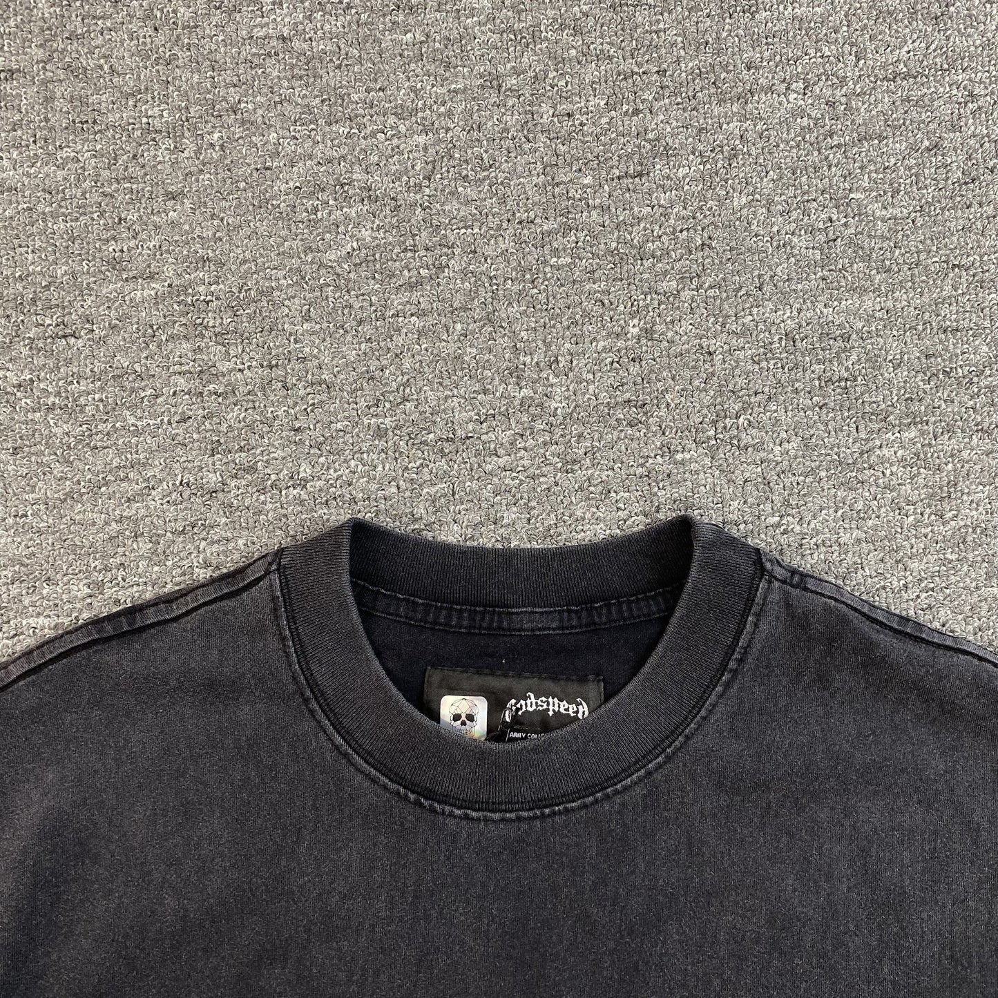 GODSPEED AMIGOS T-SHIRT WASHED BLACK Versili