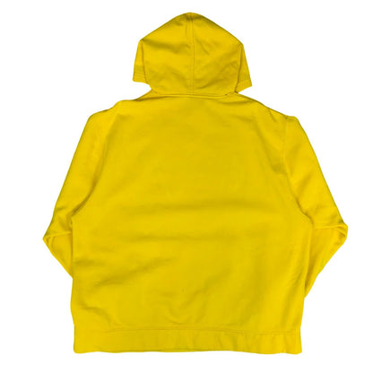 VTG 90s 'NIKE' SWOOSH YELLOW PULL-OVER MICHIGAN WOLVERINES TEAM TAG HOODIE 3XL Vintage Superstore