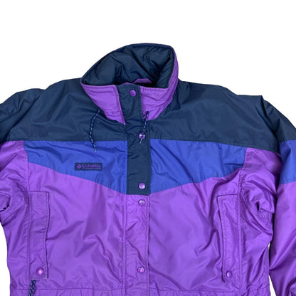 Vintage 1990's Columbia Purple Blue Navy Lightweight Ski Jacket Extra Large XL Vintage Superstore