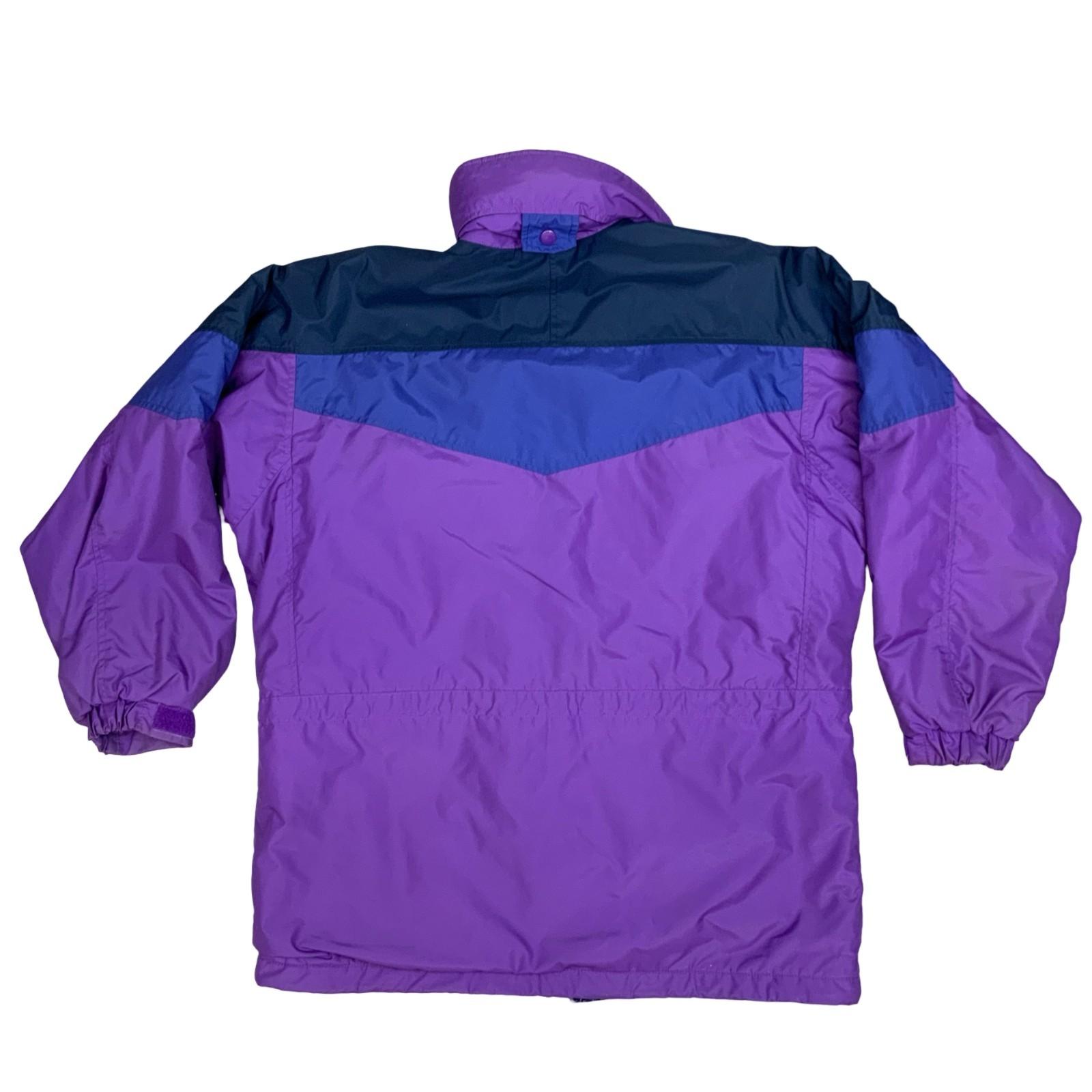 Vintage 1990's Columbia Purple Blue Navy Lightweight Ski Jacket Extra Large XL Vintage Superstore
