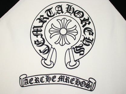 CHROME HEARTS HORSE SHOE LOGO LONGSLEEVE WHITE BLACK Status Shipping