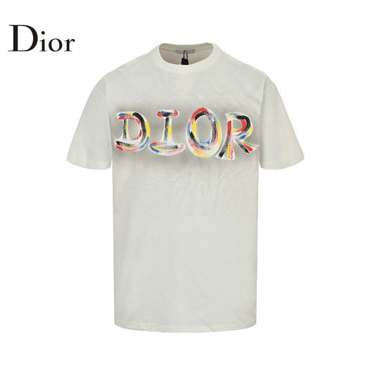 Dior Artistic Logo T-Shirt (White) My Store