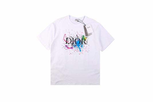 Dior Color Splash Graphic T-Shirt My Store