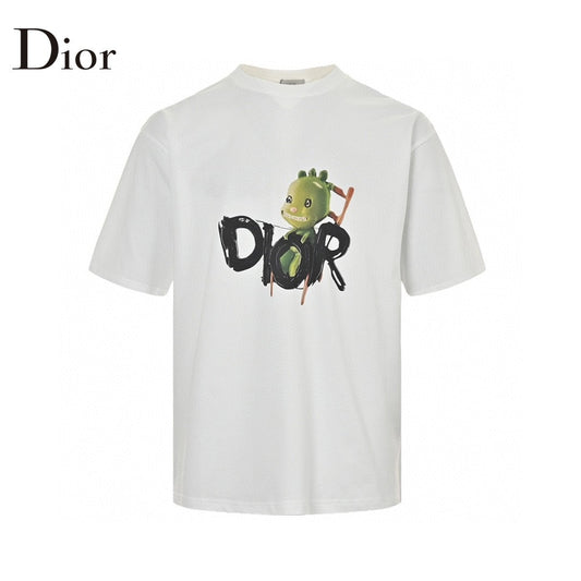 Dior Green Monster Graphic T-Shirt My Store