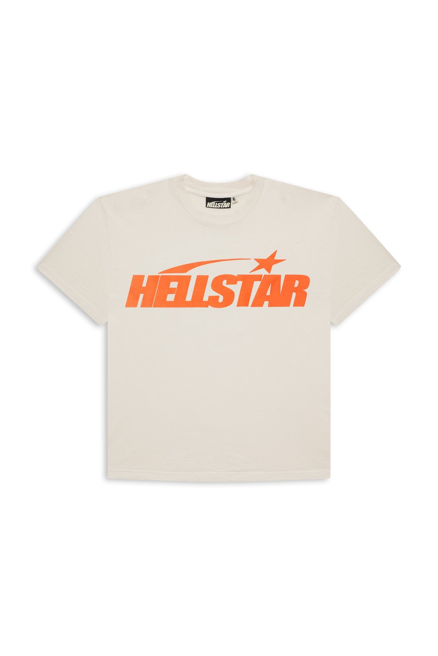 Hellstar Classic White n Orange T-Shirt Versili