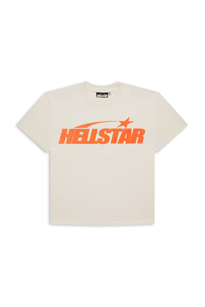 Hellstar Classic White n Orange T-Shirt Versili