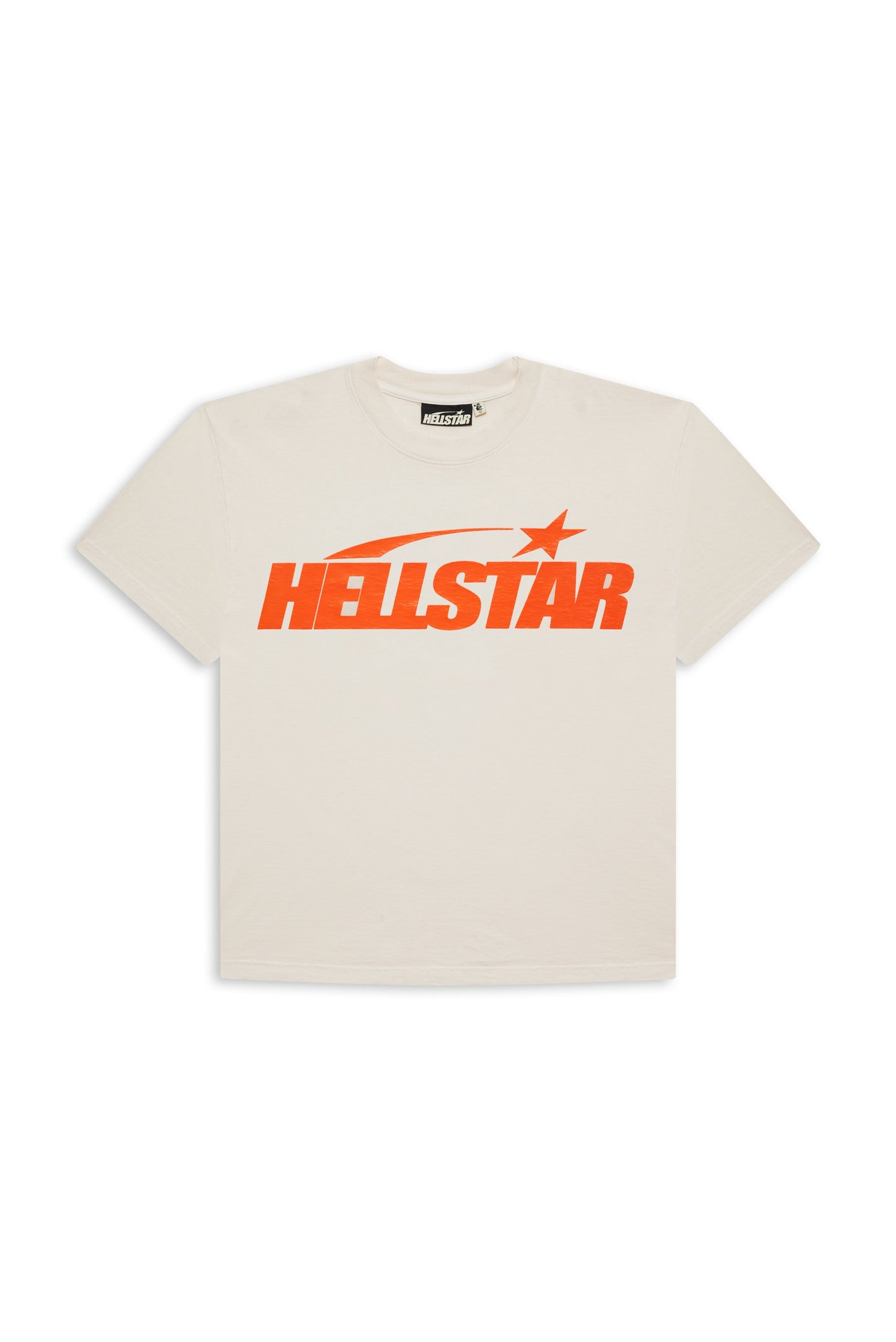 Hellstar Classic White n Orange T-Shirt Versili