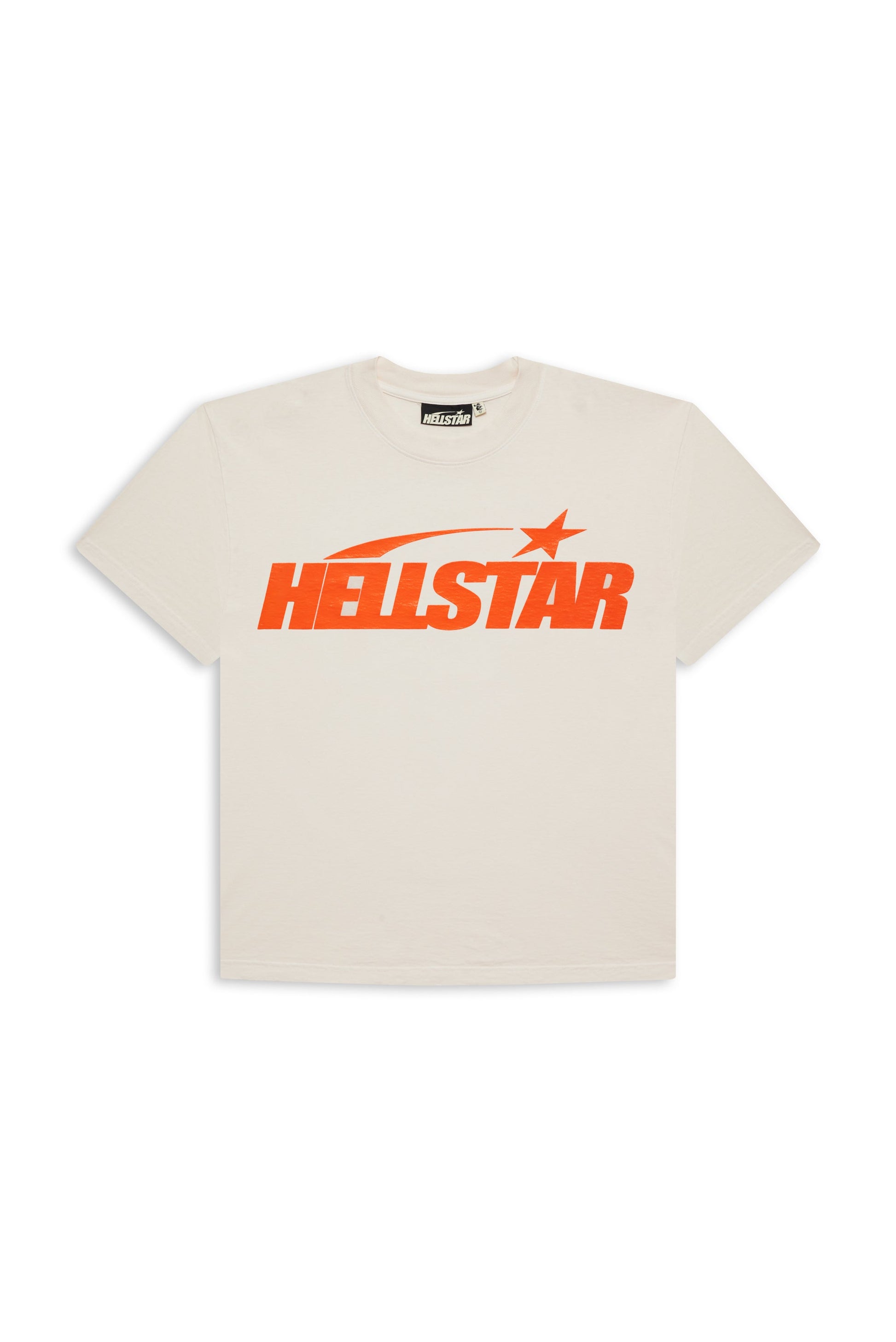 Hellstar Classic White n Orange T-Shirt Versili