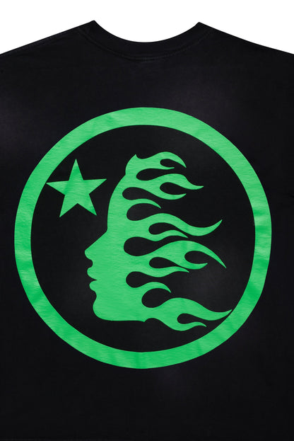 Hellstar Classic Black n Green T-Shirt Versili