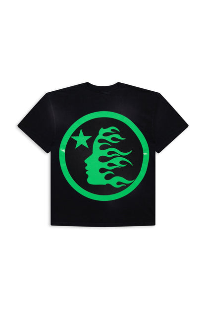 Hellstar Classic Black n Green T-Shirt Versili