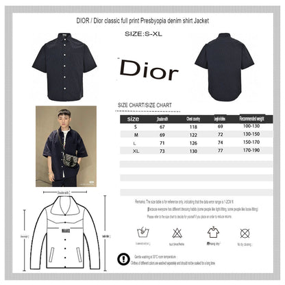 Dior Black Short-Sleeve Shirt My Store