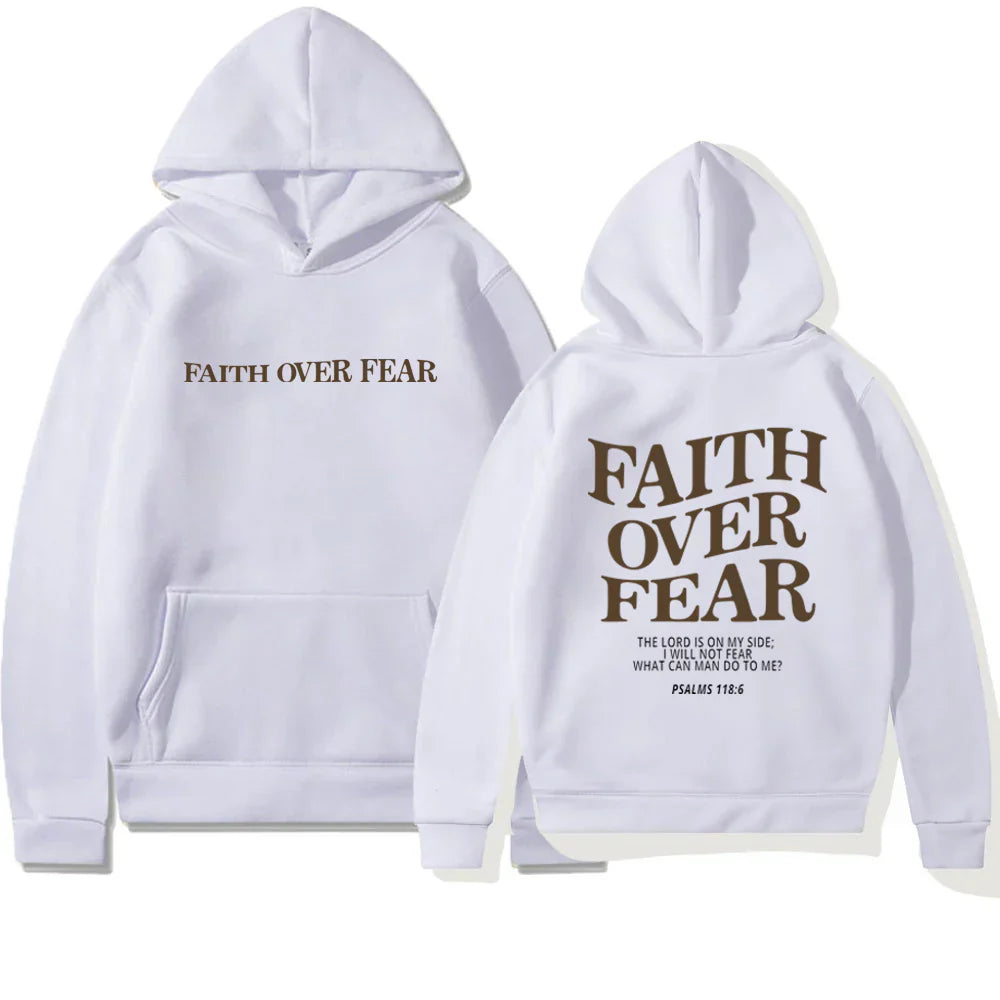Faith Over Fear Hoodie Luxesphere