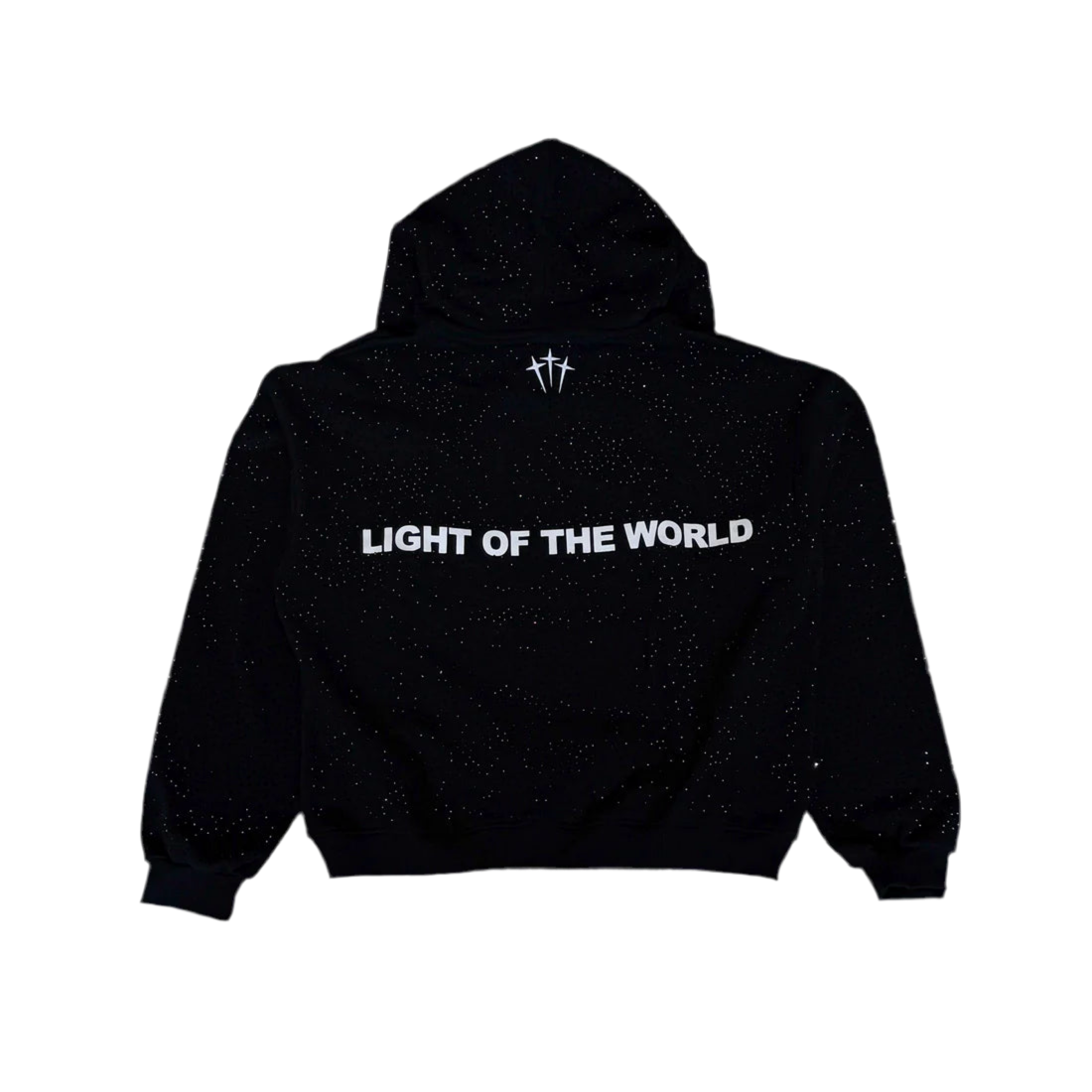 Jesus Rhinestone Hoodie Lumin Clothing