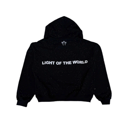 Jesus Rhinestone Hoodie Lumin Clothing
