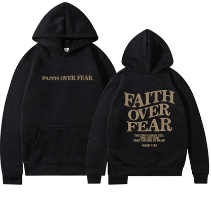 Faith Over Fear Hoodie Luxesphere