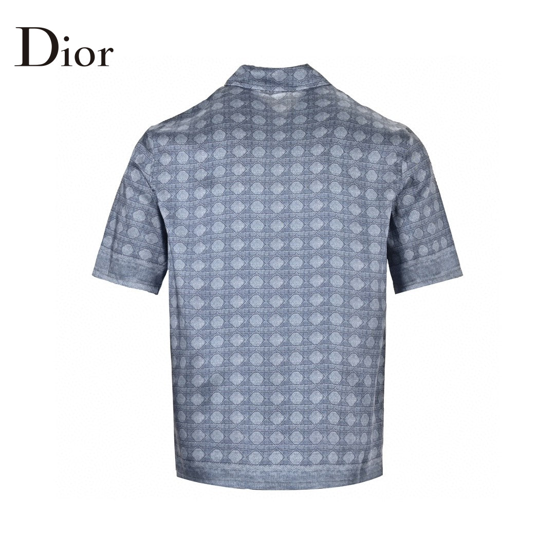 Dior Geometric Pattern Short Sleeve Shirt My Store
