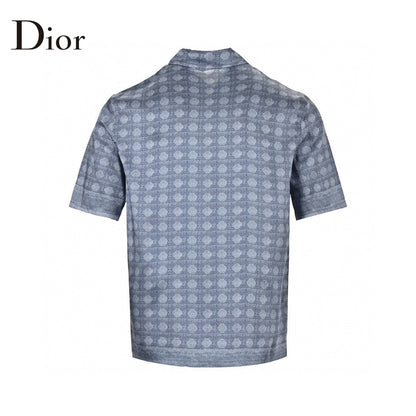 Dior Geometric Pattern Short Sleeve Shirt My Store