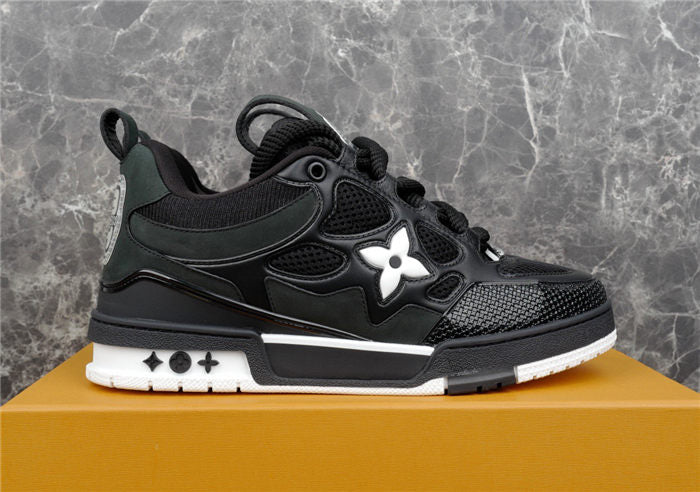 LOUIS VUITTON LV SKATE SNEAKER BLACK WHITE Versili