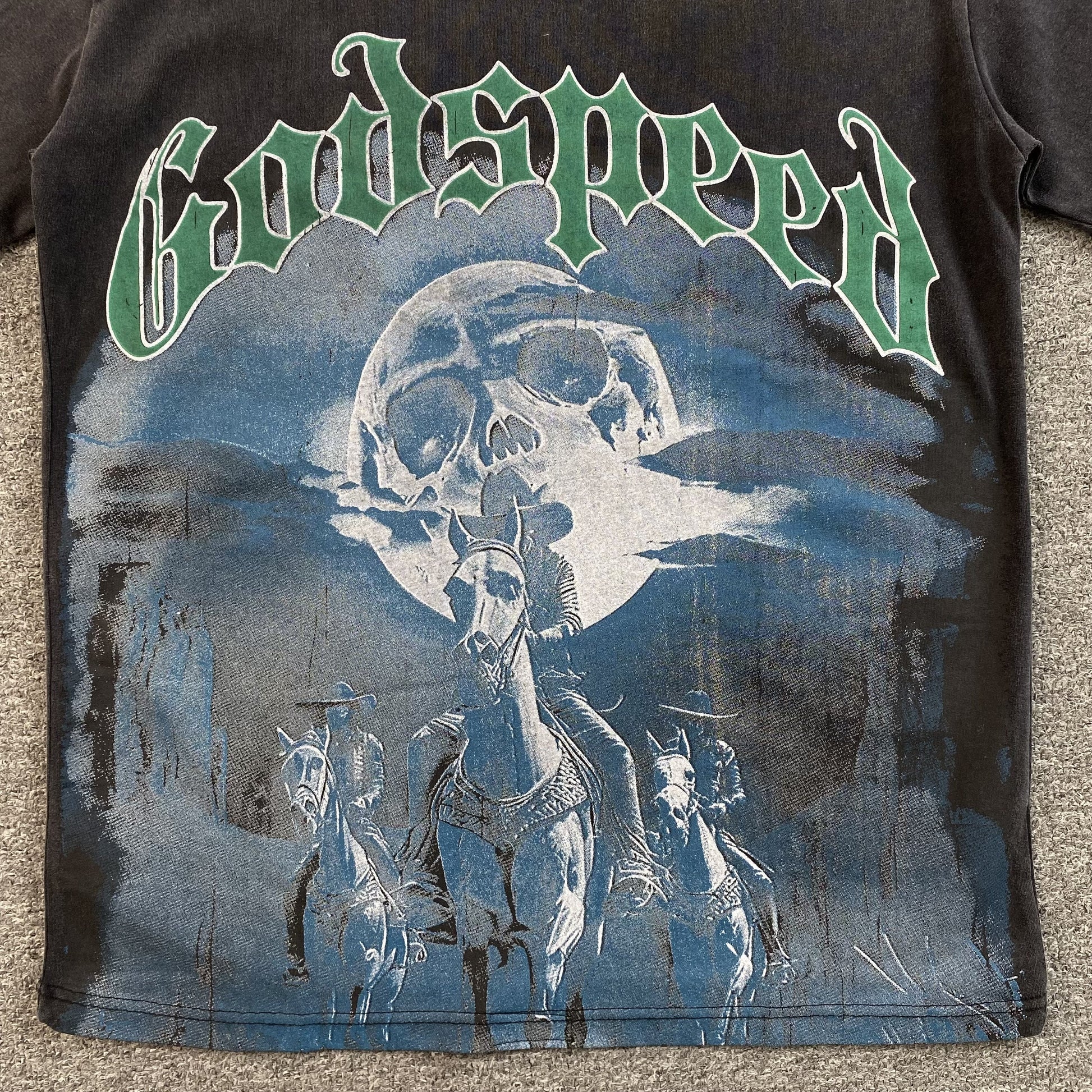 GODSPEED AMIGOS T-SHIRT WASHED BLACK Versili