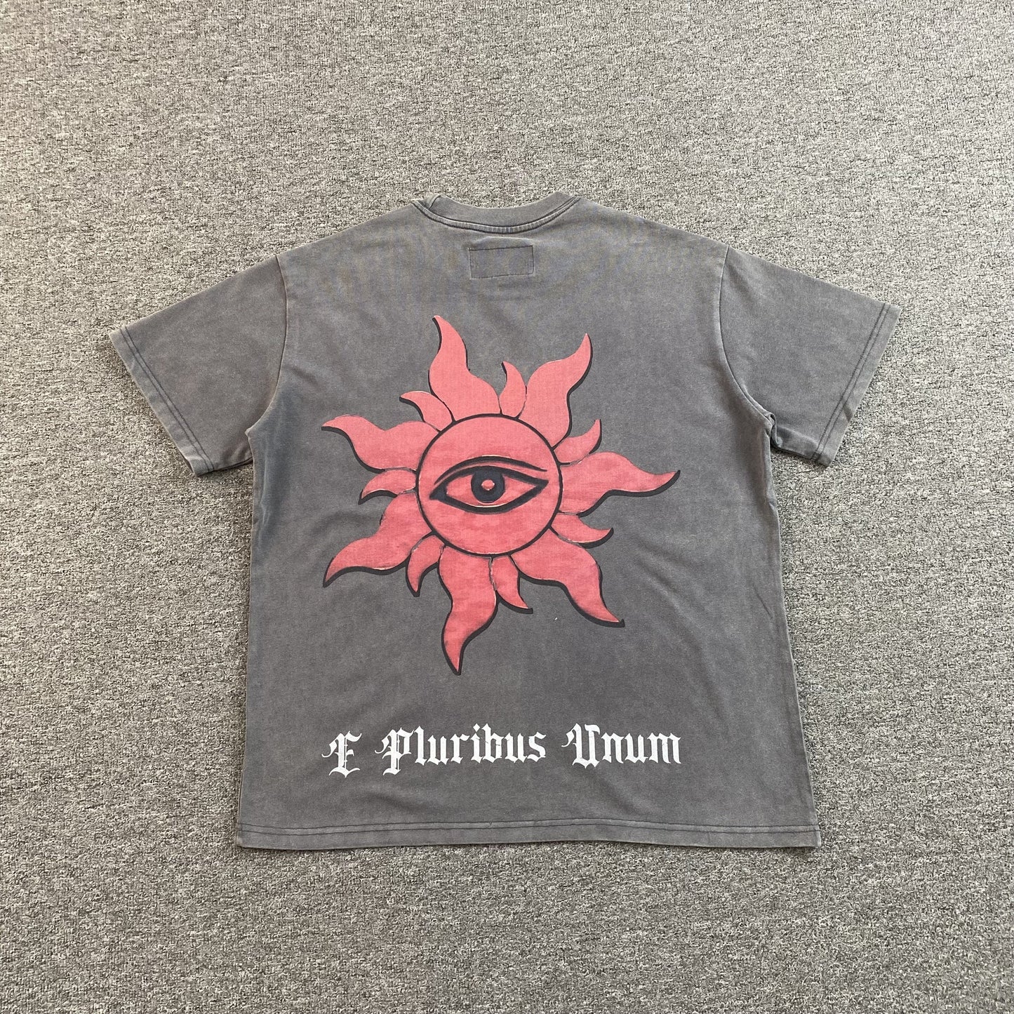 GODSPEED E PLURIBUS UNUM T-SHIRT WASHED GREY Versili