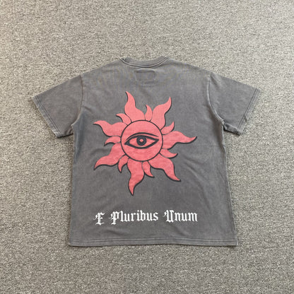 GODSPEED E PLURIBUS UNUM T-SHIRT WASHED GREY Versili
