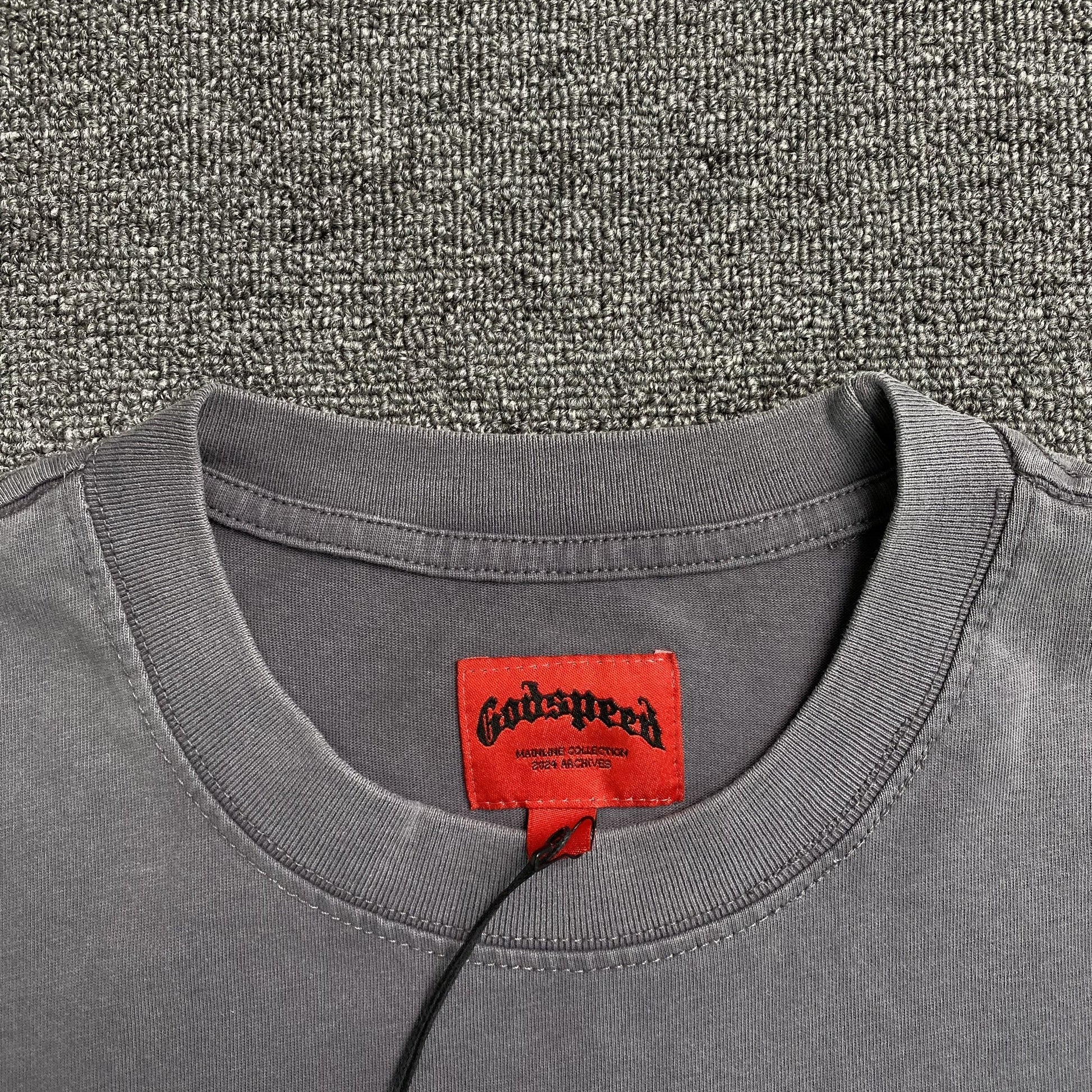 GODSPEED BALACLAVA SZN T-SHIRT WASHED GREY Status Shipping