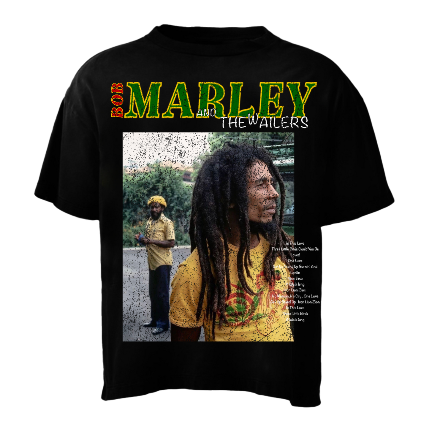 Bob Marley T-Shirt Status Shipping