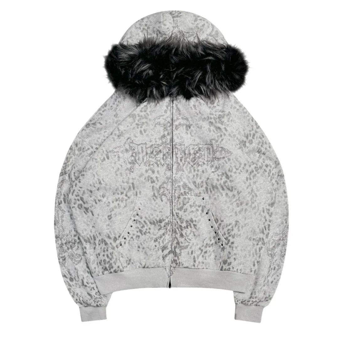 Snow Leopard Zip-Up Lumin Clothing