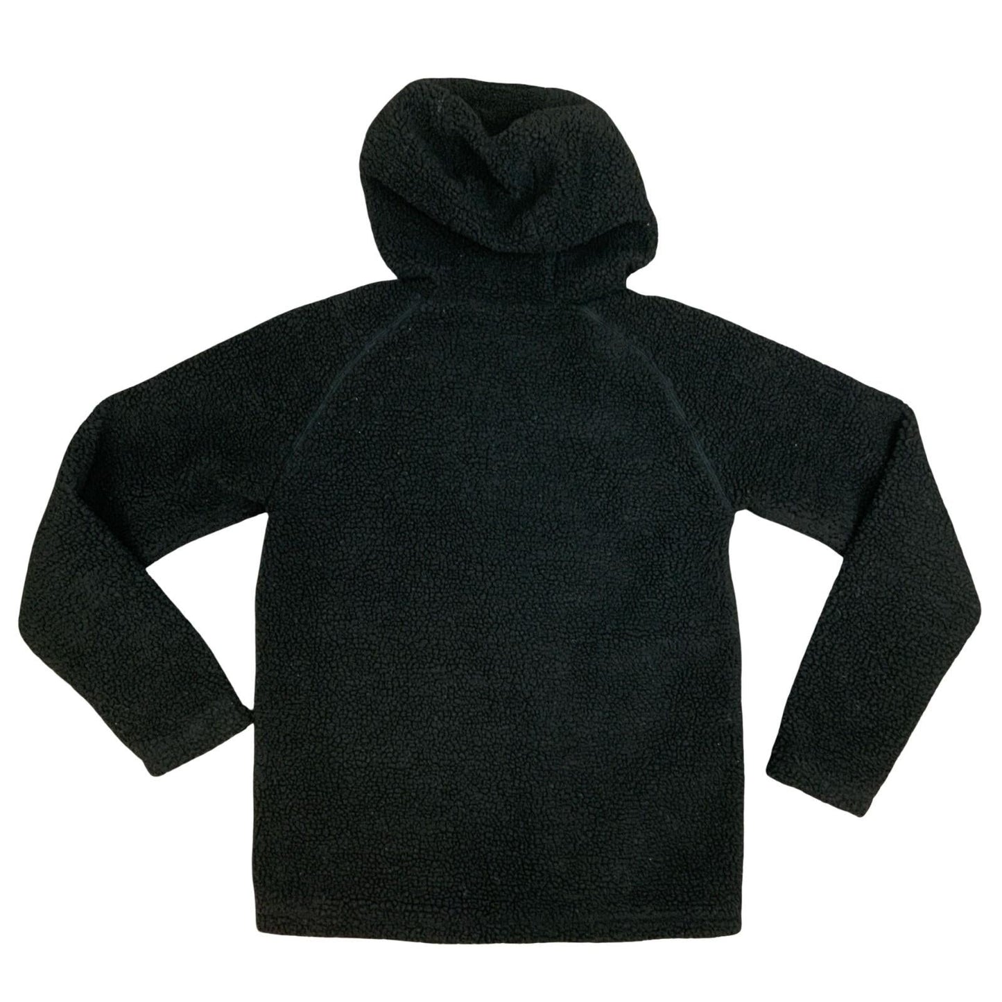 Y2K Womens Bench Fifi Sherpa Spell-Out Logo Hooded Zip-Up Jacket Large Vintage Superstore