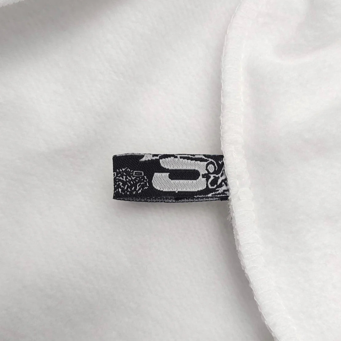 SP5DER OG RHINESTONE LOGO HOODIE WHITE Status Shipping