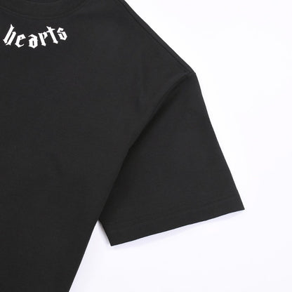 CHROME HEARTS LOGO COLLAR T-SHIRT BLACK Status Shipping